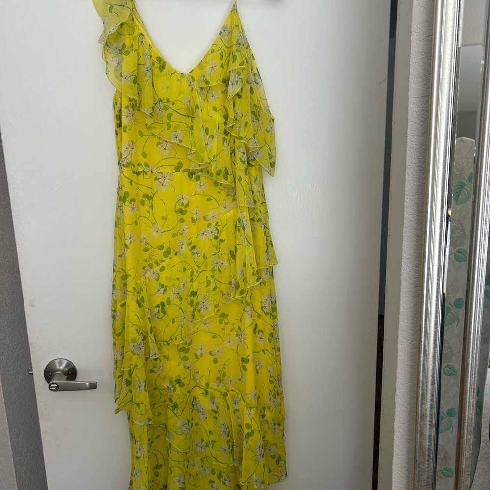 Floral Yellow Dress